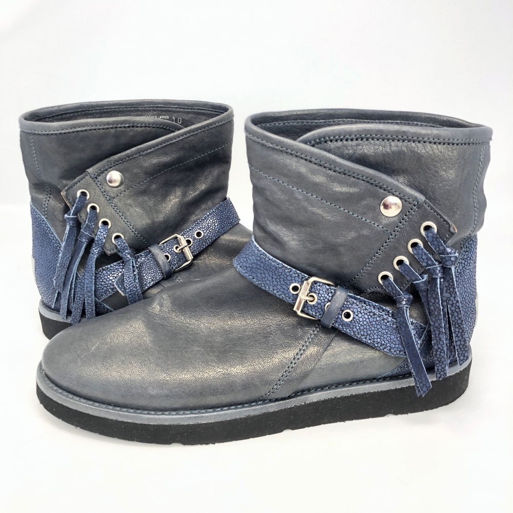 UGG Collection | Karisa Shimmer Blue Gold Boot